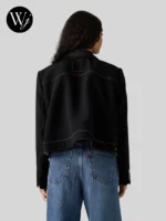 Levi’s x sacai Women’s Denim x Metelasse Twill Blazer Style Jacket
