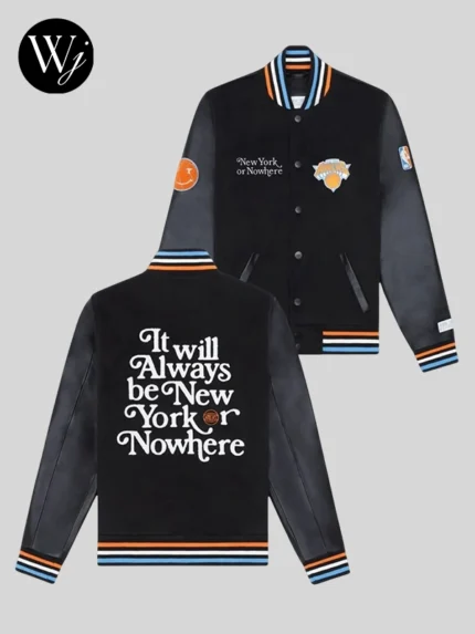 Mariska Hargitay Knicks Playoff Jacket