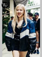 Mimai GP ROSÉ Leather Racer Jacket