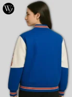 Mitchell & Ness Knicks Team History Varsity Jacket Blue