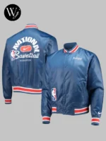 NBA Nike Blue 75th Anniversary Courtside Jacket
