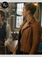NCIS Sydney Evie Cooper Brown Leather Jacket