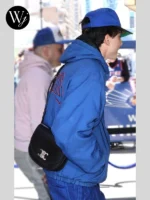NY Knicks Timothee Chalamet Jacket Blue