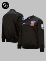 New York Knicks Black Hardwood Classics Blackout Jacket