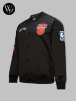 New York Knicks Black Hardwood Classics Blackout Jacket Black