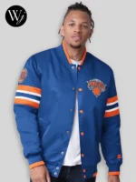 New York Knicks Starter Blue Scout Varsity Jacket