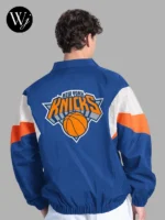 New York Knicks Starter Yard Line Blue Jacket