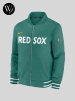 Nike Boston Red Sox City Connect Bomber Jacket Green