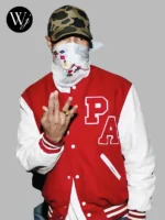 Pharrell Williams Princess Anne High School Letterman Bomber Jacket