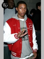 Pharrell Williams Princess Anne High School Letterman Varsity Bomber Jacket