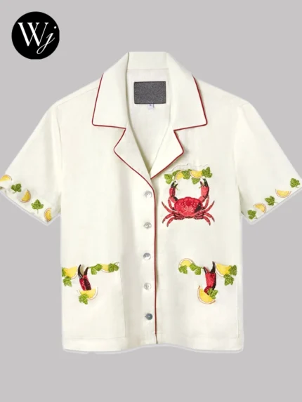 Poker Face S02 Charlie Cale Crab Shirt