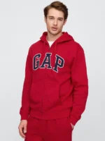 Relaxed Gap Logo Zip Hoodie