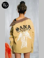 Sana Detroit Angel Workwear Khaki Jacket