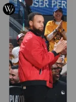 Steph Curry UA Icon Varsity Jacket Red