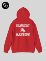 Strawberry Mansion Hoodie Red