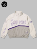 Supreme Old English Track Jacket White