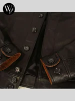 The Golden Circle Kingsman Pedro Pascal Leather Black Jacket