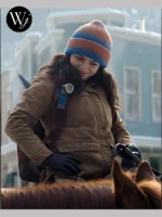 The Last Of Us S02 Isabela Merced Brown Jacket