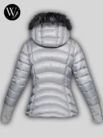 The Pack Lindsey Vonn Puffer Silver Jacket