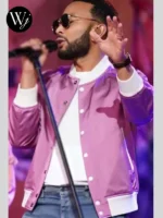 The Voice Season 27 John Legend Pink Satin Jacket