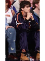 Timothée Chalamet Blue Tracksuit Chrome Hearts
