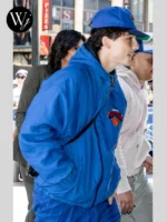 Timothee Chalamet Knicks Jacket with hooded