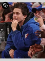 Timothee Chalamet NY Knicks Jacket Blue