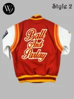 Tuskegee University Varsity Jacket Red And White
