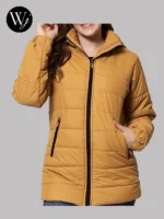 Womens Yellow Puffer Jacket