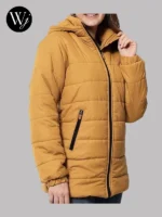 Yellow Puffer Womens Jacket