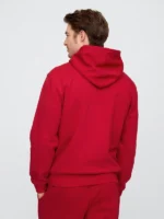 red gap zip up hoodie