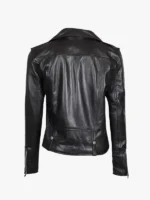 Amber Women Asymmetrical Leather Biker Jacket
