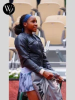 American Tennis Player Coco Gauff Leather Jacket