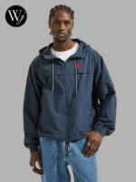Arsenal Cannon Windbreaker Jacket Navy Blue