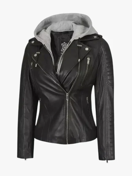 Bagheria Black Womens Leather Jacket