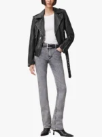 women's Balfern Leather Biker Jacket