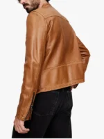 Brown Banana Republic Leather Biker Jacket