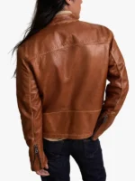 Banana Republic Brown Leather Biker Jacket