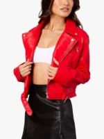 Red Biker Jacket