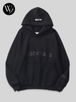 Black Essentials Hoodie
