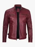 Cafe Racer Leather Jacket for Men