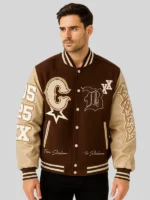 Chris Brown Breezy Bowl XX Letterman Varsity Jacket