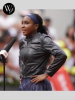 Coco Gauff Leather Jacket
