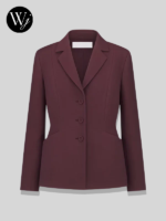 Dior 30 Montaigne Bar Maroon Blazer jacket