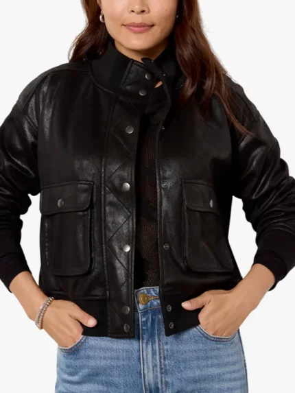 Evereve aviator bomber jacket