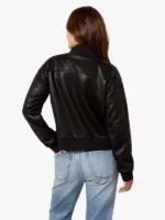 Evereve aviator Leather Bomber jacket