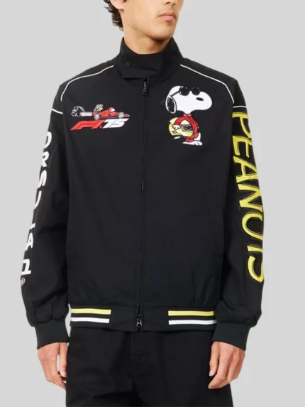 Formula 1 x Peanuts F175 Snoopy Dog Racing Black Jacket