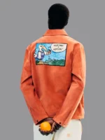 Gilga Farm x Moncler Orange Suede Jacket