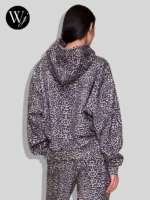 Guizio Cheetah Print Hoodie