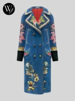 Head In The Clouds jiyong G-Dragon Gucci Coat Blue